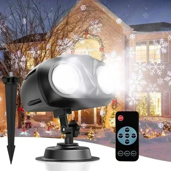 Brand new:  Snowflake Projector Light - Picture 7 of 7